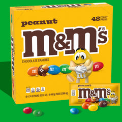 Bulk 48-pack of M&M'S, 1.74 oz bags, ideal for events and gifting.
