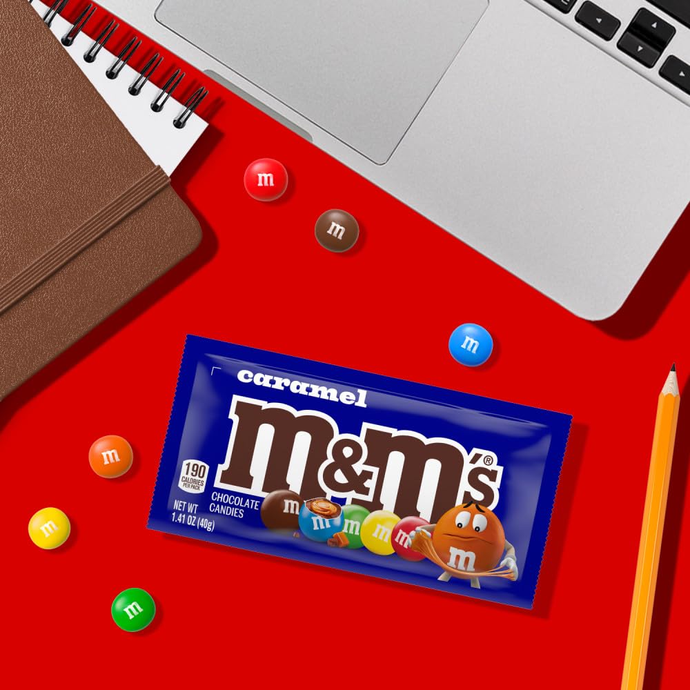 M&M's Caramel singles ready for sharing at gatherings.