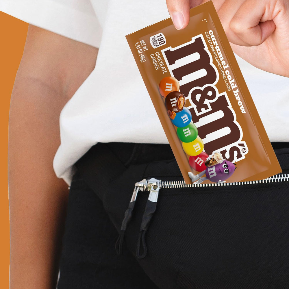 M&M'S Caramel Cold Brew as a quick dessert topping