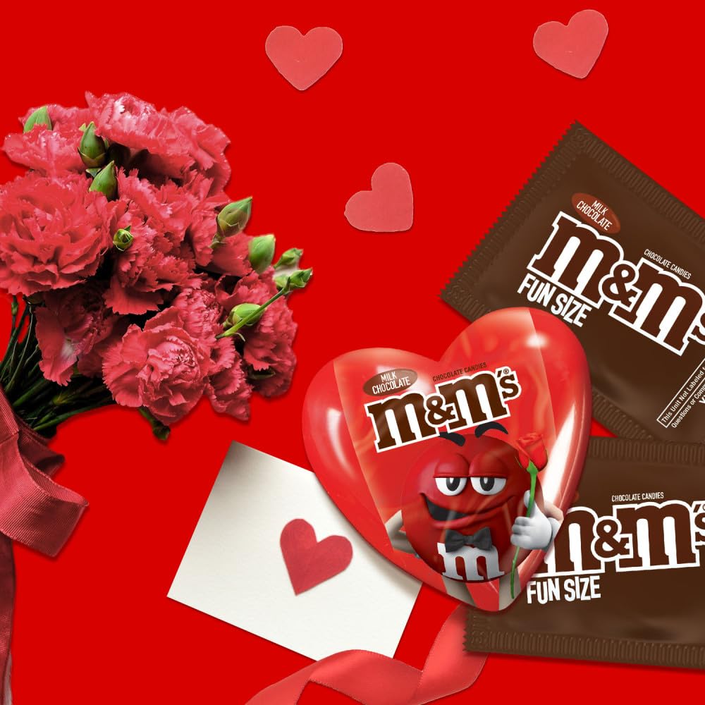 M&M'S Galentine's Day sharing candy in a candy dish.
