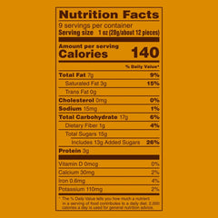 Close-up of M&M'S Honey Roasted Peanut Milk Chocolate highlighting crunchy peanut texture.