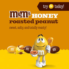 Bowl of M&M'S Honey Roasted Peanut Milk Chocolate for quick movie-night sweetness.