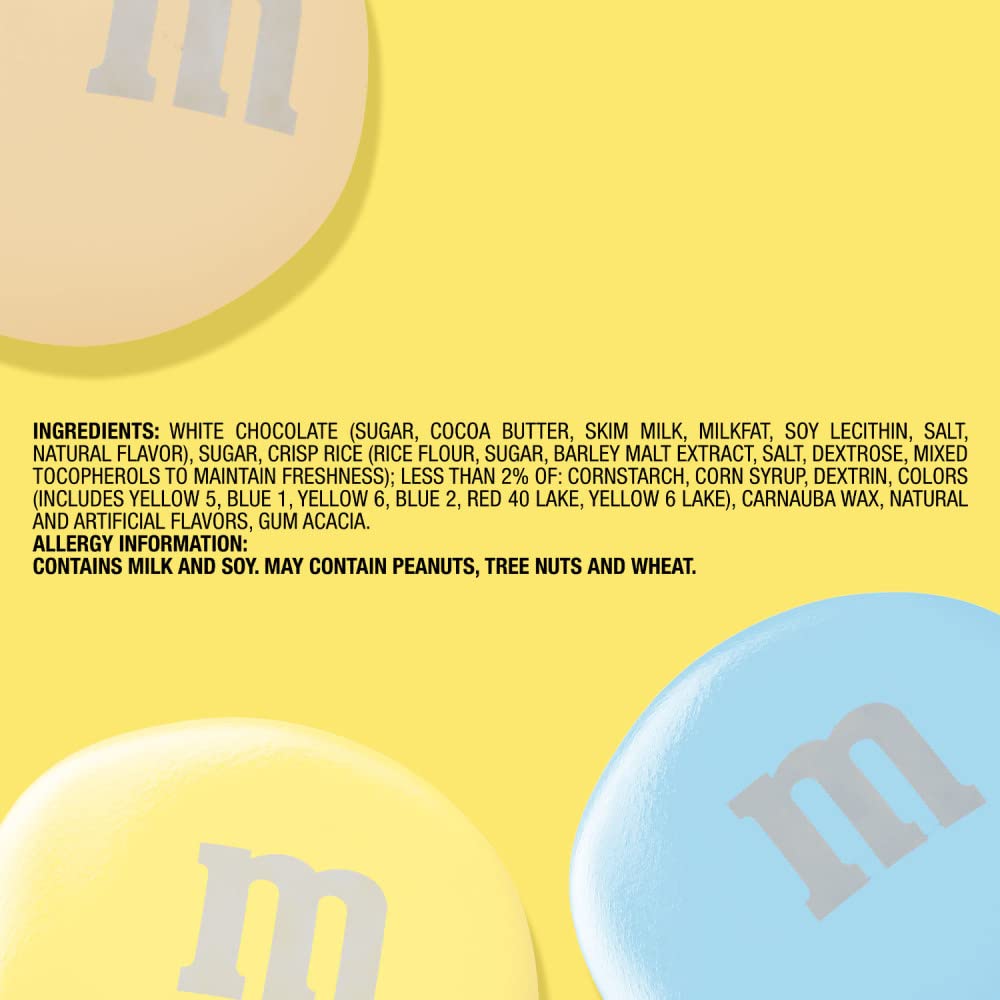 M&M's marshmallow-crispy center texture, perfect for snacking and sharing