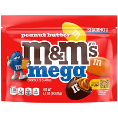 M&M's Mega Peanut Butter Easter eggs ready for filling.