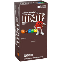 M&M'S Milk Chocolate bulk 36-pack bags for sharing at gatherings.