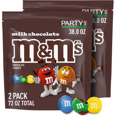 M&M'S milk chocolate candy party-size bags for easy sharing at gatherings.