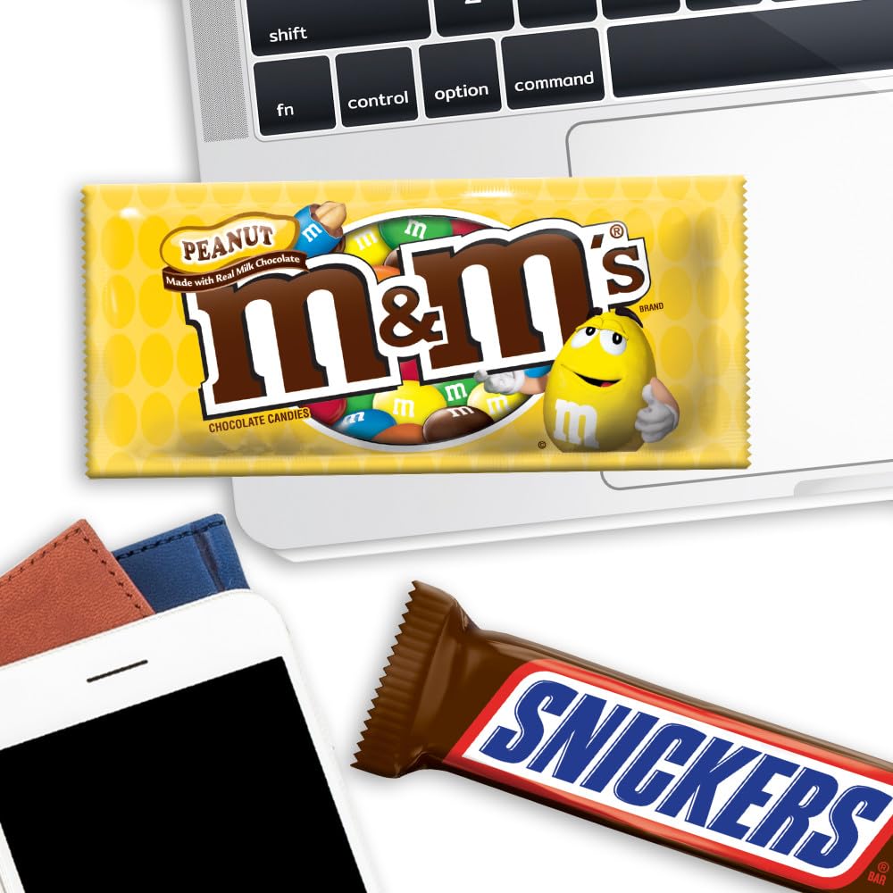 Mars M&M'S Milk Chocolate Candy in vibrant colorful shells.