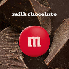 M&M'S milk chocolate shell with popcorn, great movie-night pairing.