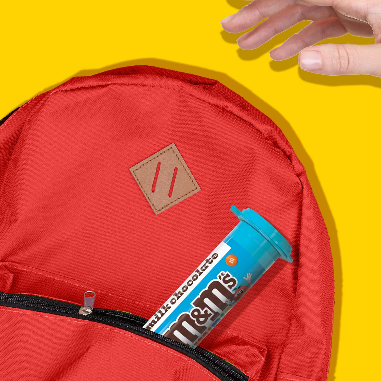 M&M'S MINIS as a topping on ice cream