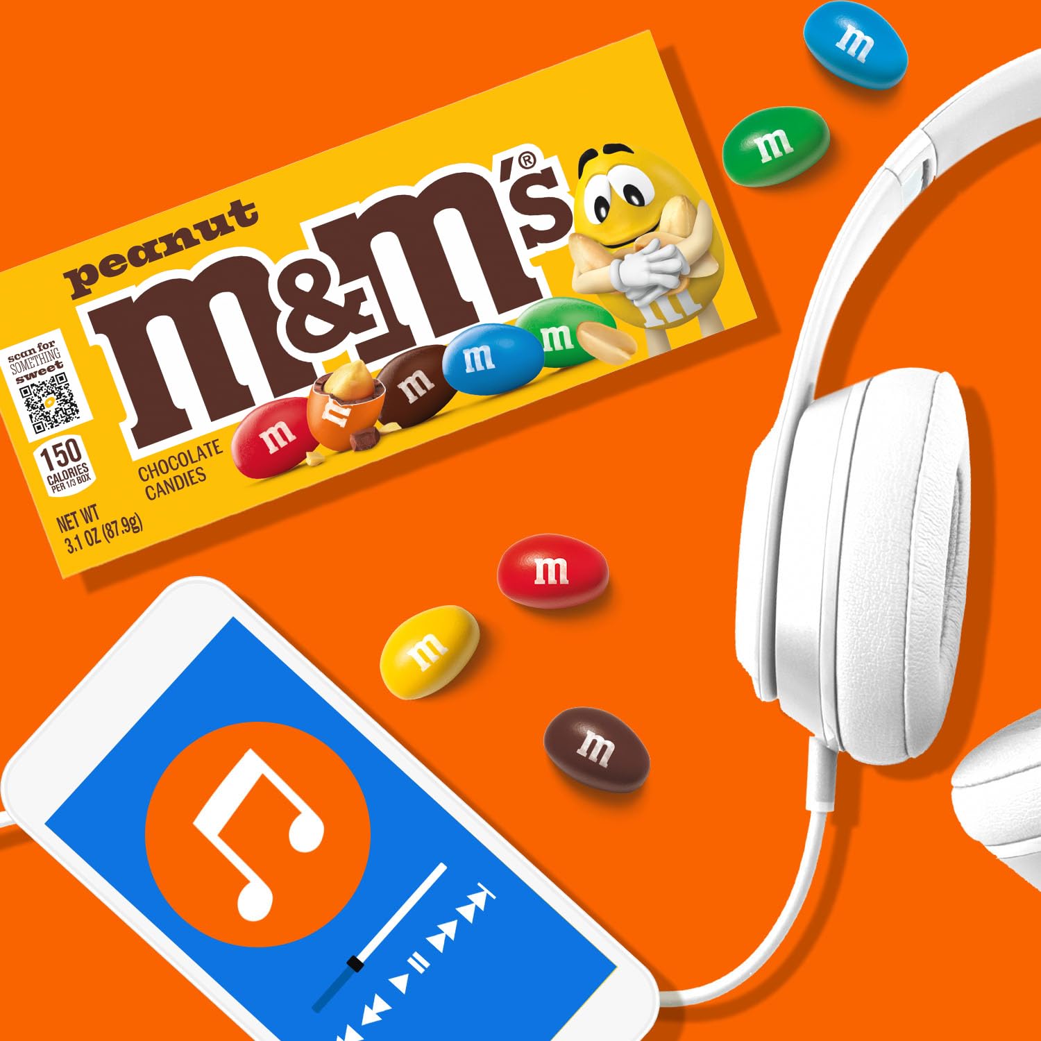M&M's movie theater packaging ready for convenient on-the-go snacking.