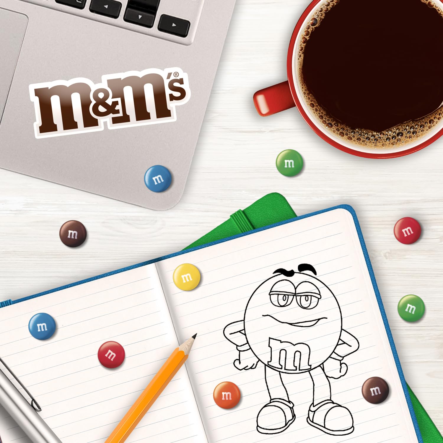 Office snack stock-up with M&M'S bulk chocolates.
