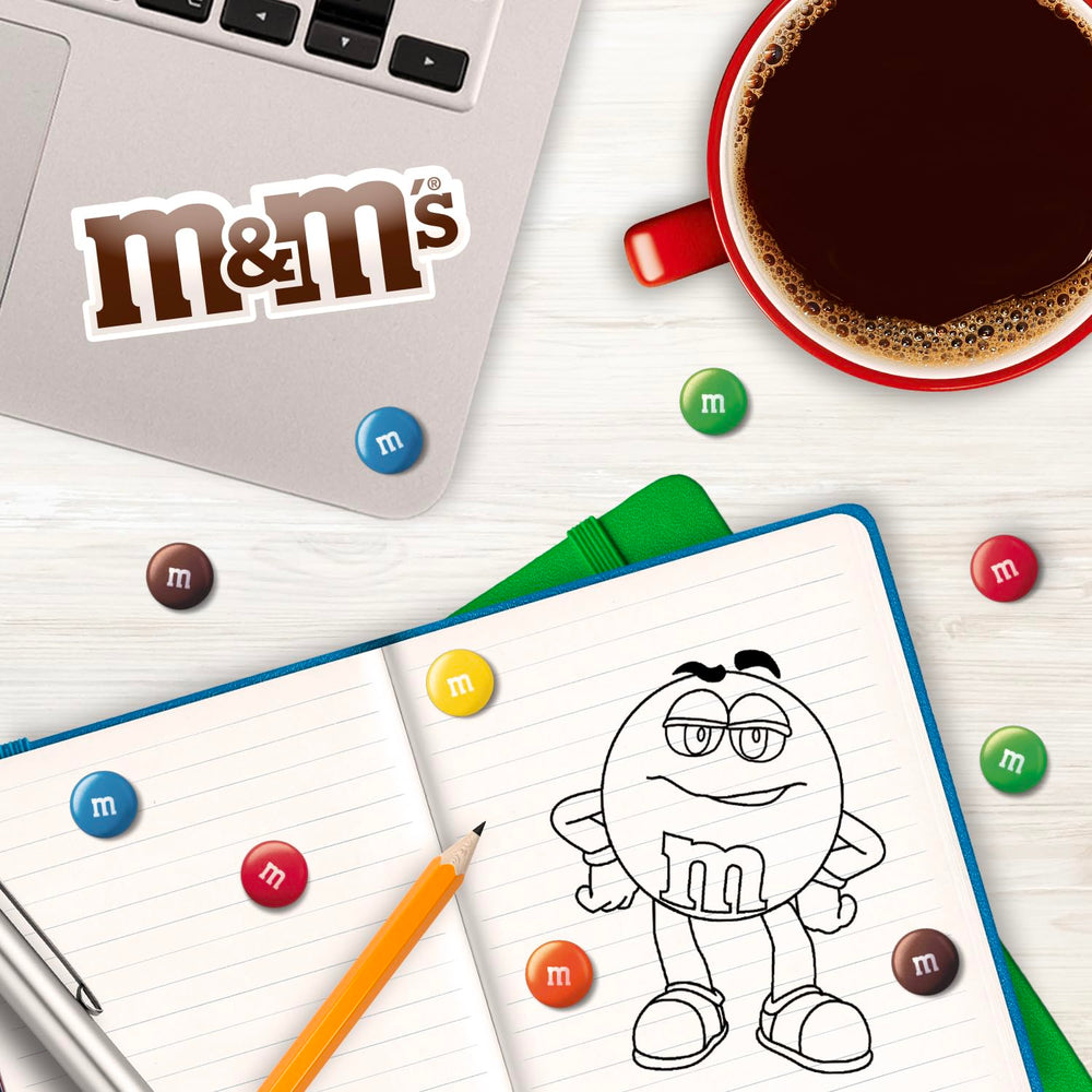 Office snack stock-up with M&M'S bulk chocolates.