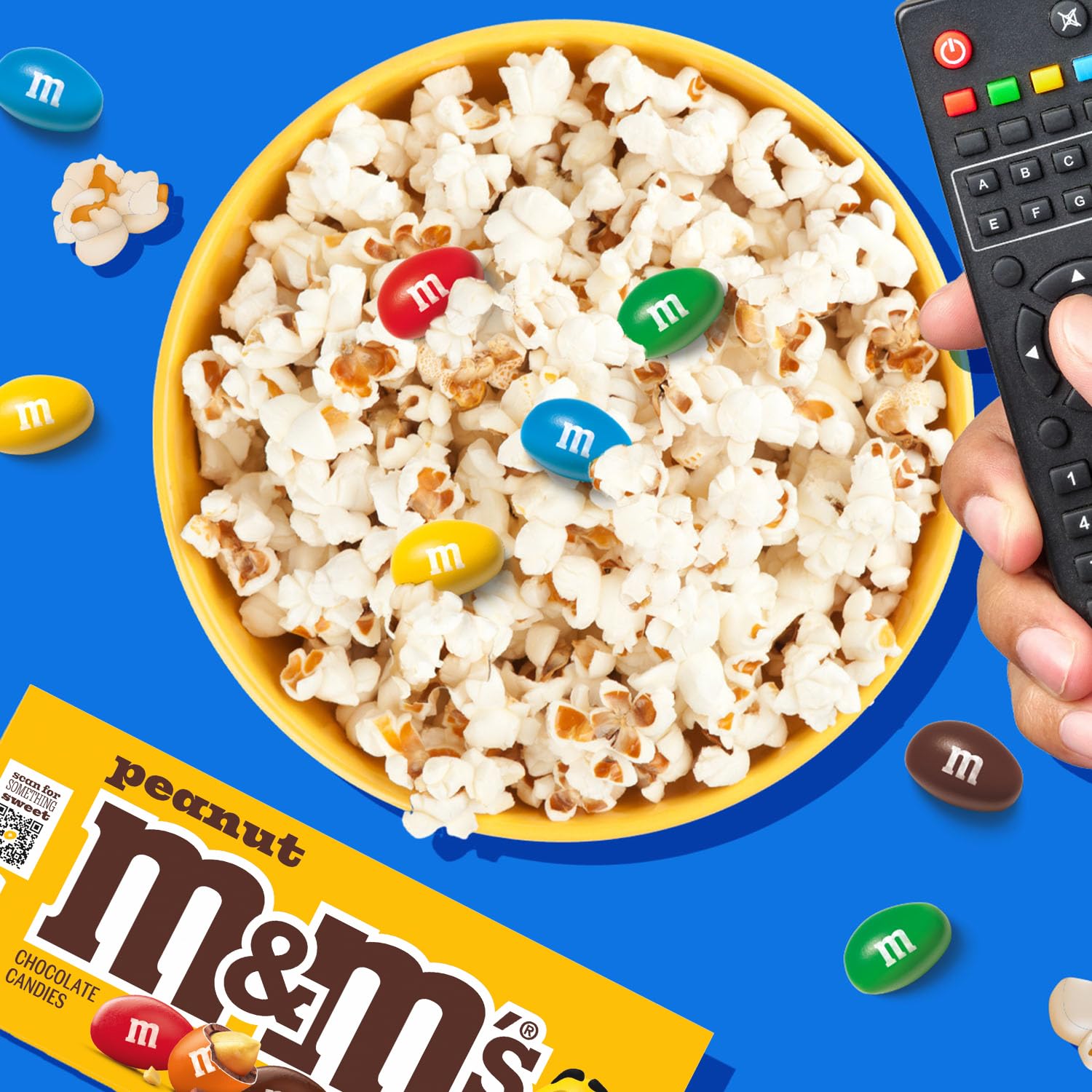 M&M's on a party table, perfect for gatherings and gift baskets.