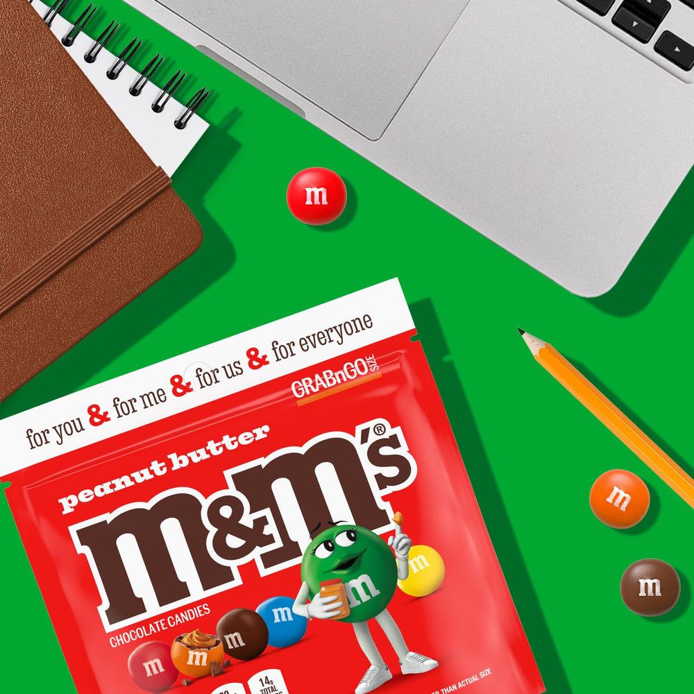 M&M'S ideal coffee break companion during commute or errands.