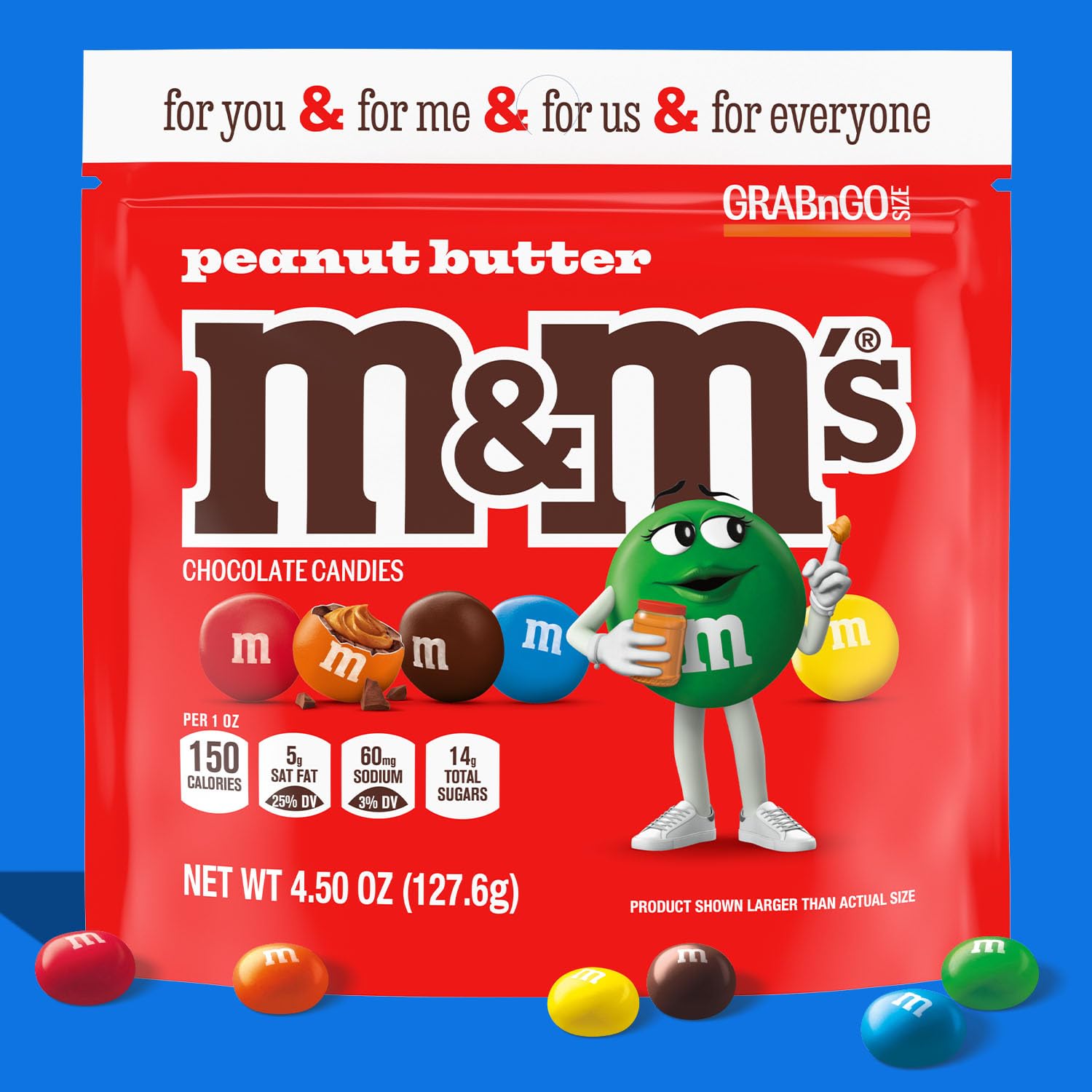 M&M'S handy dessert decoration and crunchy topping.