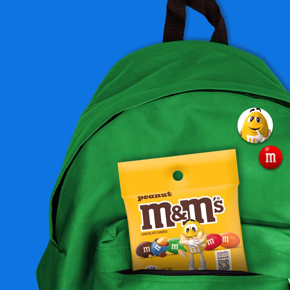 M&M'S Peanut Milk Chocolate in trail mix adds crunch.