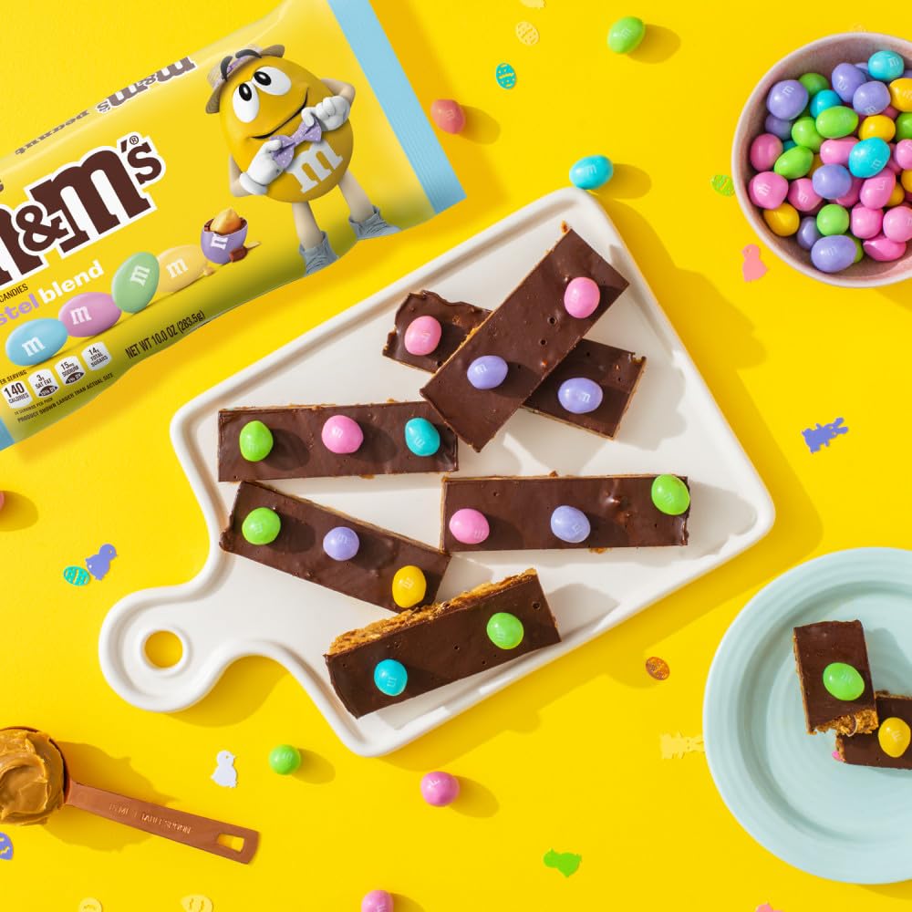 M&M'S Peanut Milk Chocolate pastel pack shot for product detail