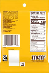 M&M's Peanut Peg Pack close-up of chocolate-coated peanut candies