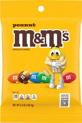 M&M's Peanut Peg Pack side view showing compact, gift-ready packaging