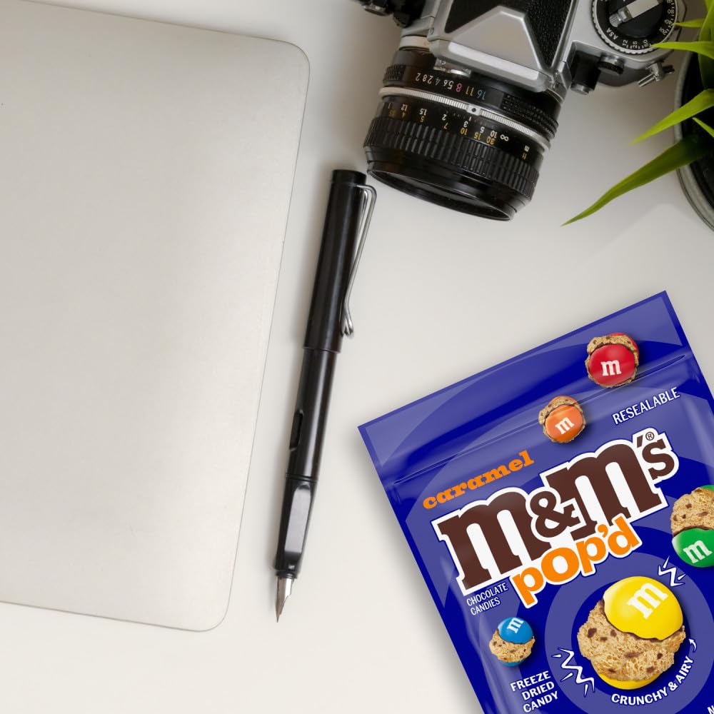 M&M'S Pop'd Caramel party bowl perfect for gatherings.