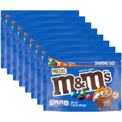 M&M'S Pretzel Milk Chocolate bulk bag ready for sharing at gatherings