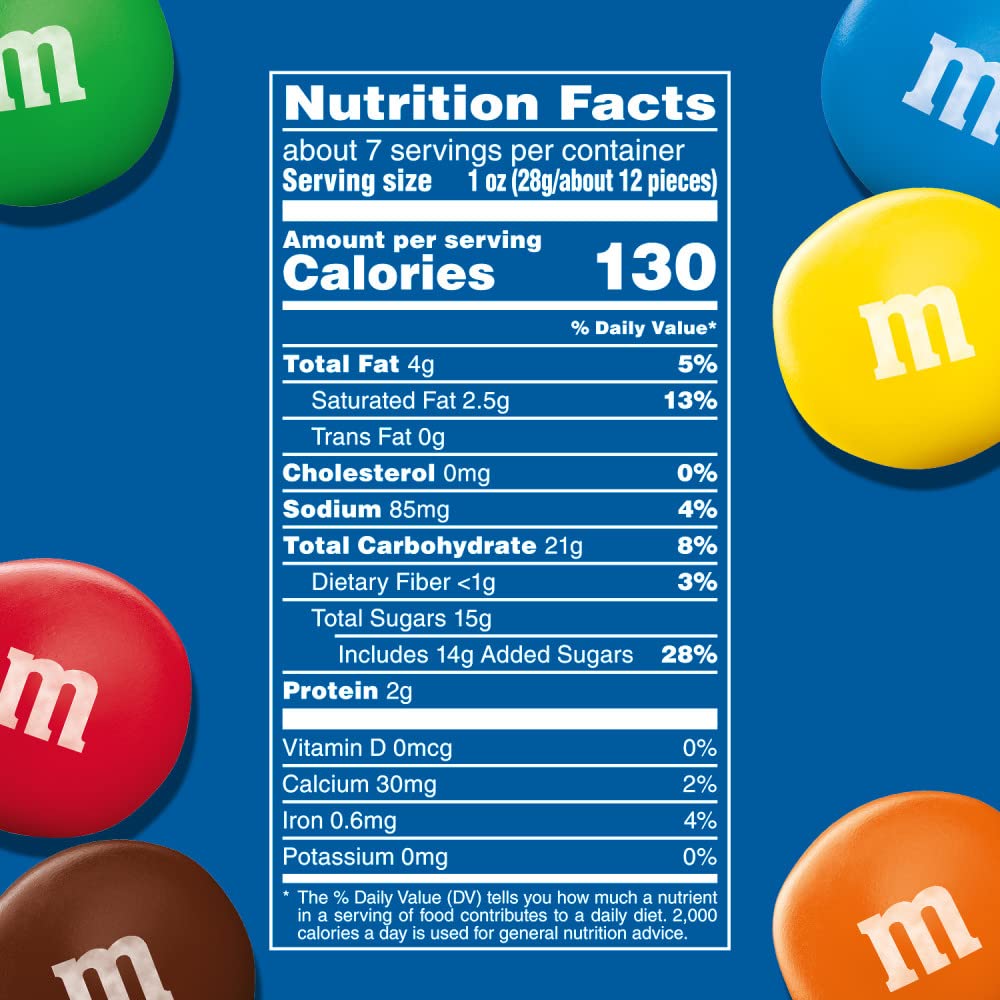 M&M'S Pretzel Milk Chocolate open bag with reseal for fresh snacking at home