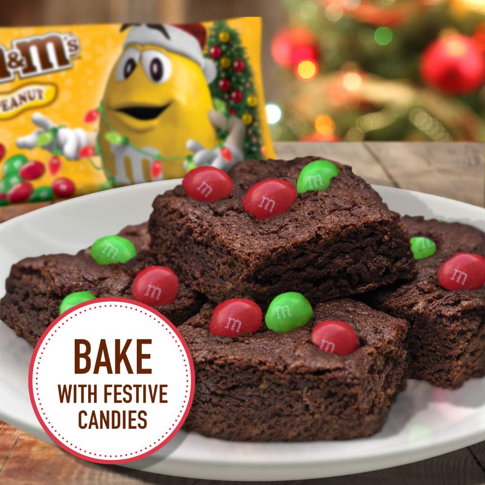 M&M'S roasted peanut centers with creamy milk chocolate