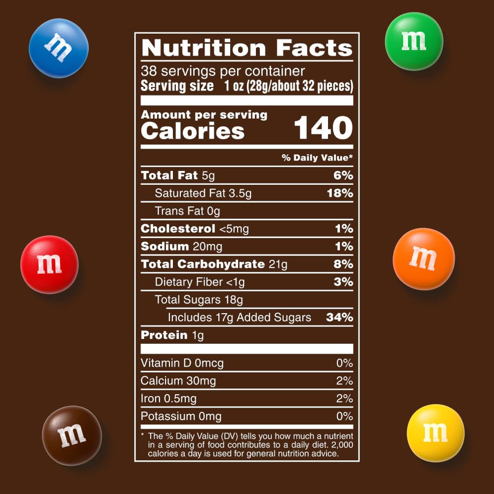 M&M'S shell colors shine during serving, enhancing party presentations.