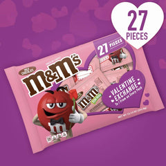 Festive M&M'S Valentine candy bowl display for parties