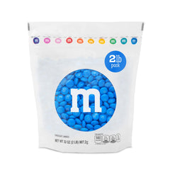 M&M'S WORLD blue milk chocolate candies bulk for vibrant party bowls
