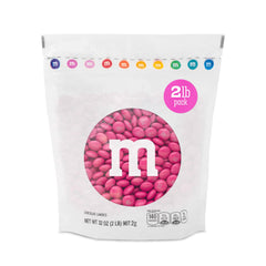 M&M’S WORLD dark pink milk chocolate bulk bag ready for celebrations and gifting