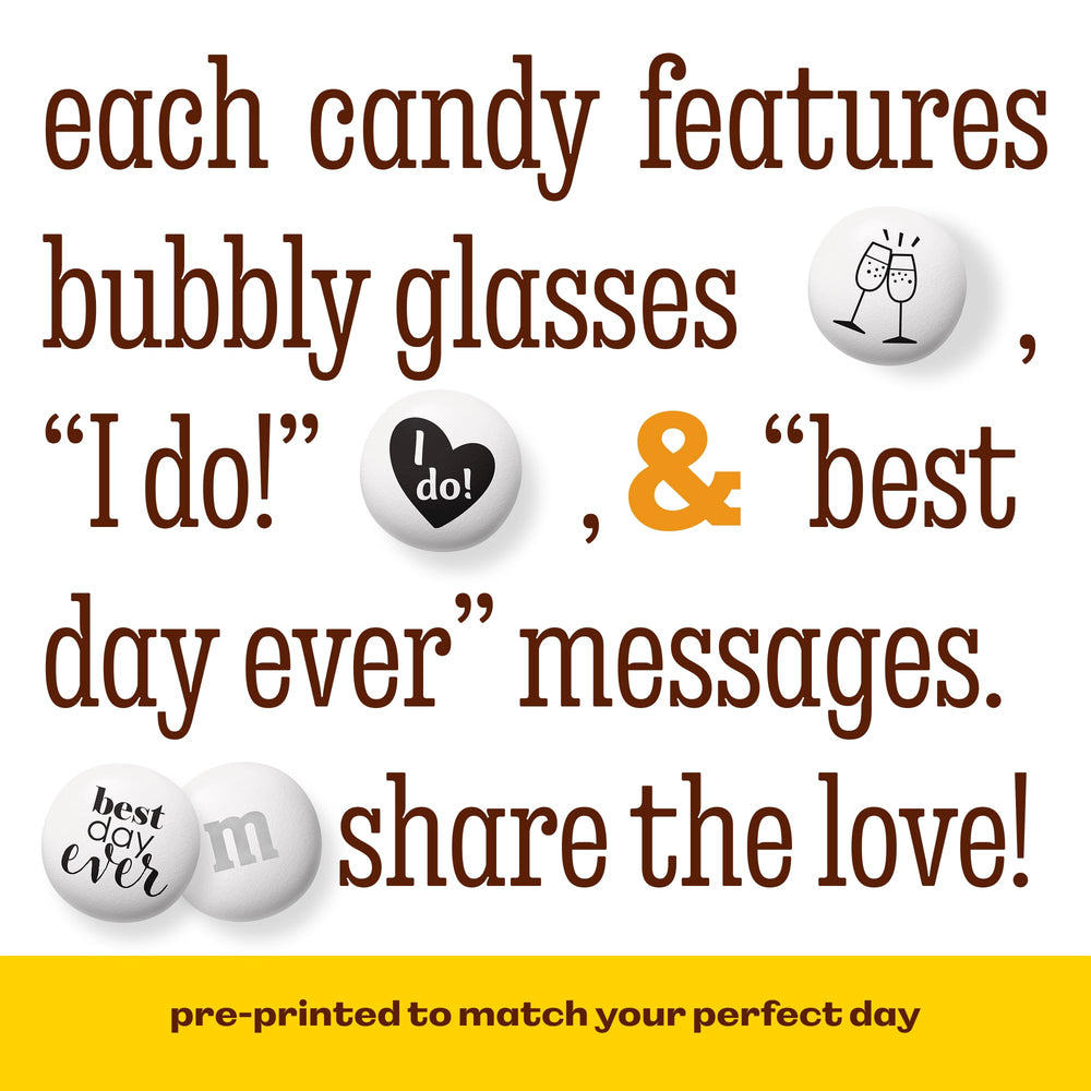 M&M'S WORLD DIY jars with wedding candies for a personal touch
