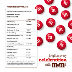 M&M'S World resealable bulk candy pack keeps chocolate fresh during gatherings