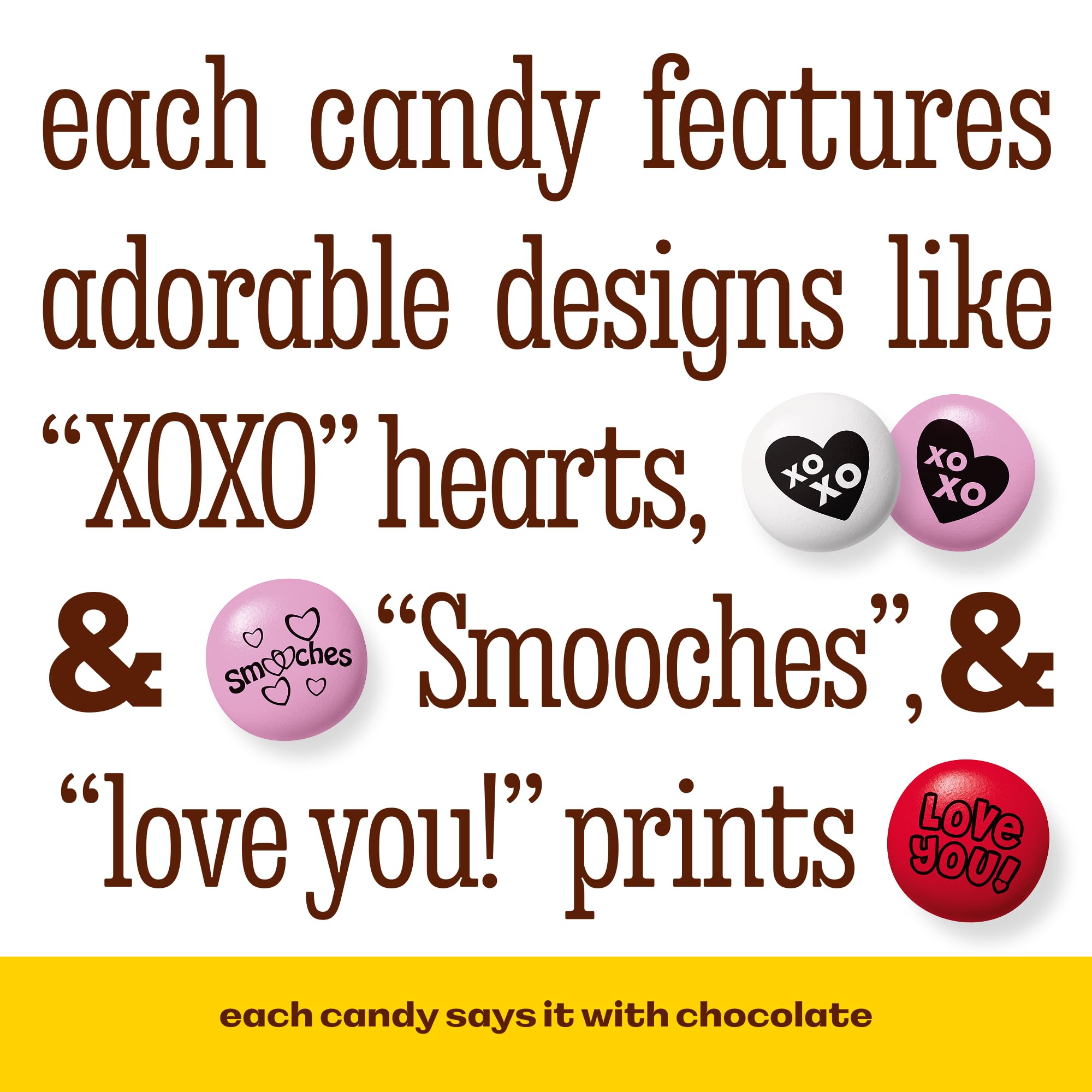 M&M’S WORLD dessert table display: red, pink, and white colors enhance sweet stations.