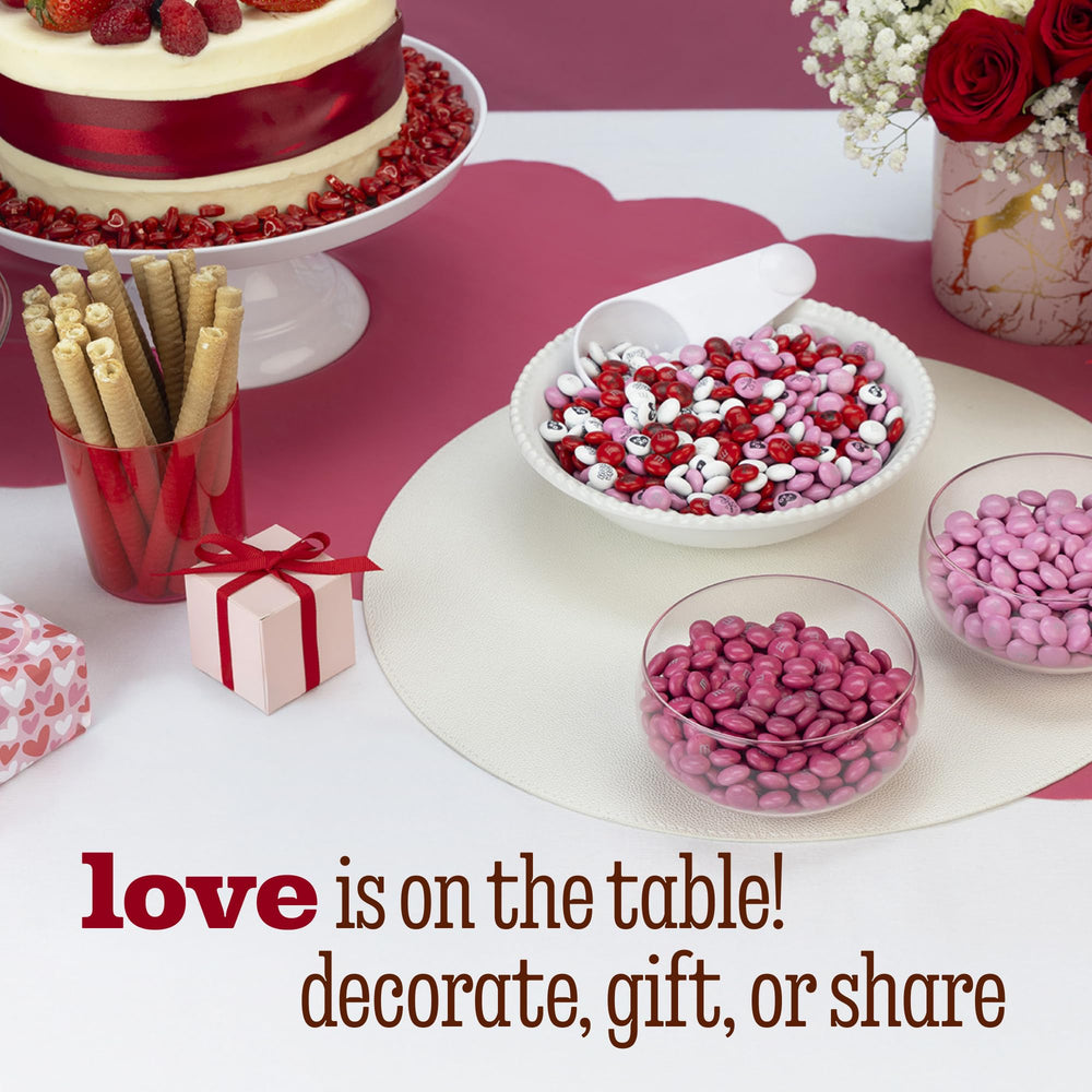 M&M’S WORLD galentines gift idea: colorful chocolates for thoughtful, festive gifts.