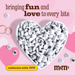 M&M'S WORLD wedding party favor bags filled with themed chocolates for guests