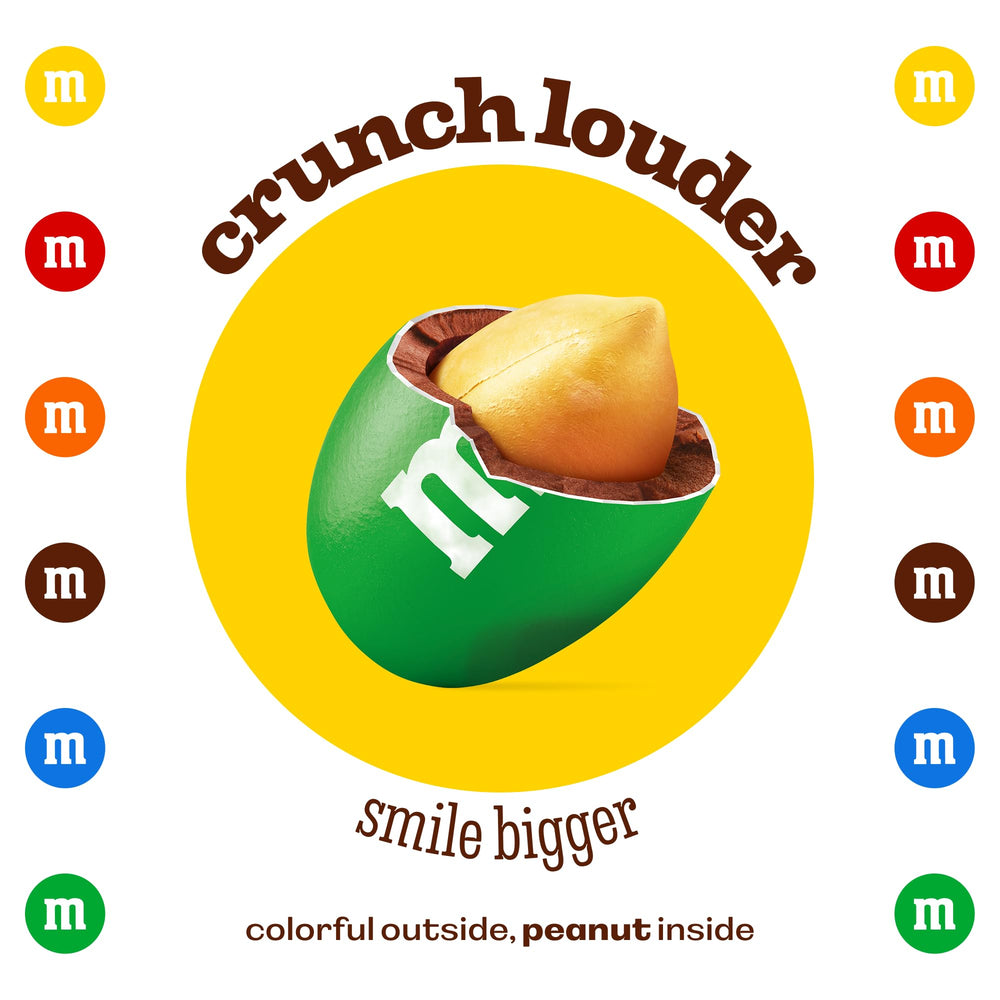 M&M'S WORLD green peanut candy for bowls and decor