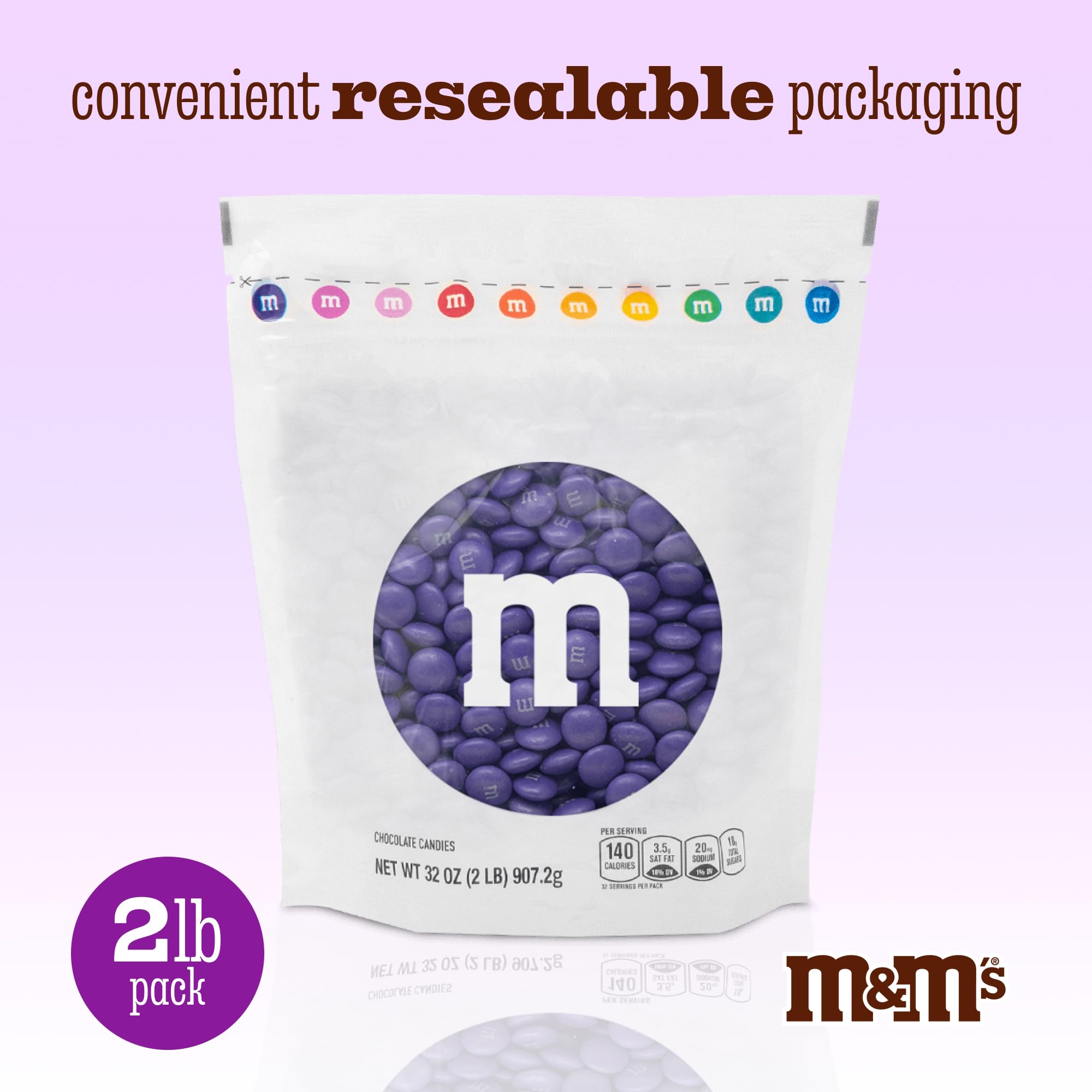 M&M'S World purple party-favor perfect for wedding favors and buffets.