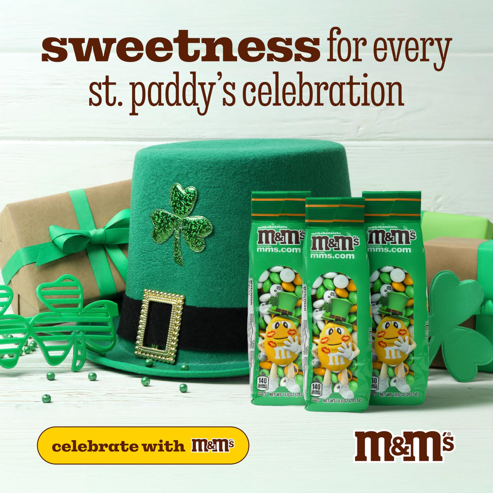 M&M'S WORLD St. Patrick’s Day family snack option during the parade.