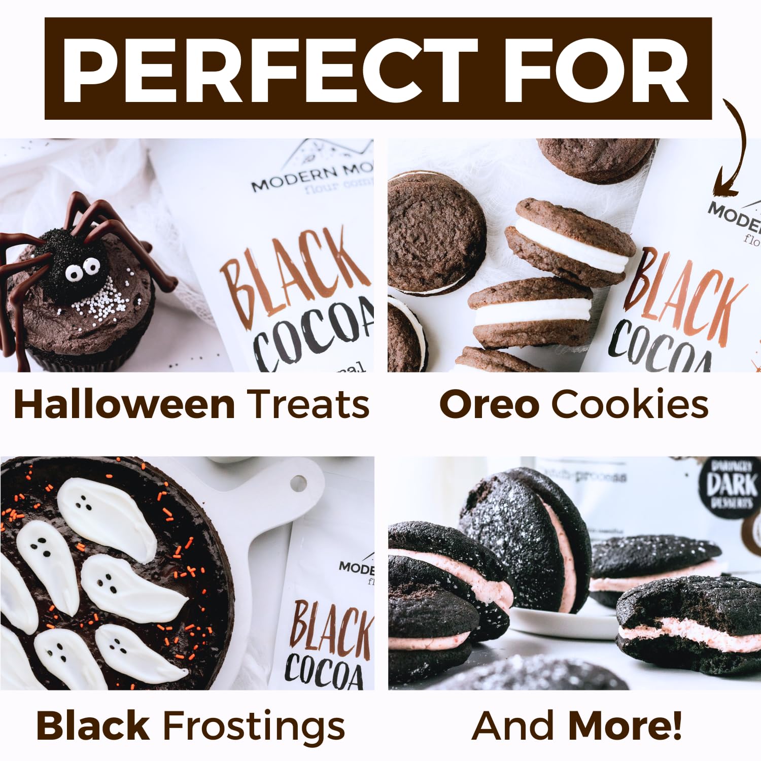 MODERN MOUNTAIN Chocolate cookies baking shot shows versatile use