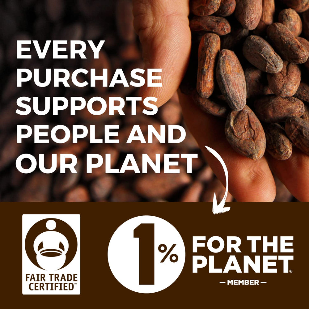 MODERN MOUNTAIN Environmental donation note on packaging communicates responsibility