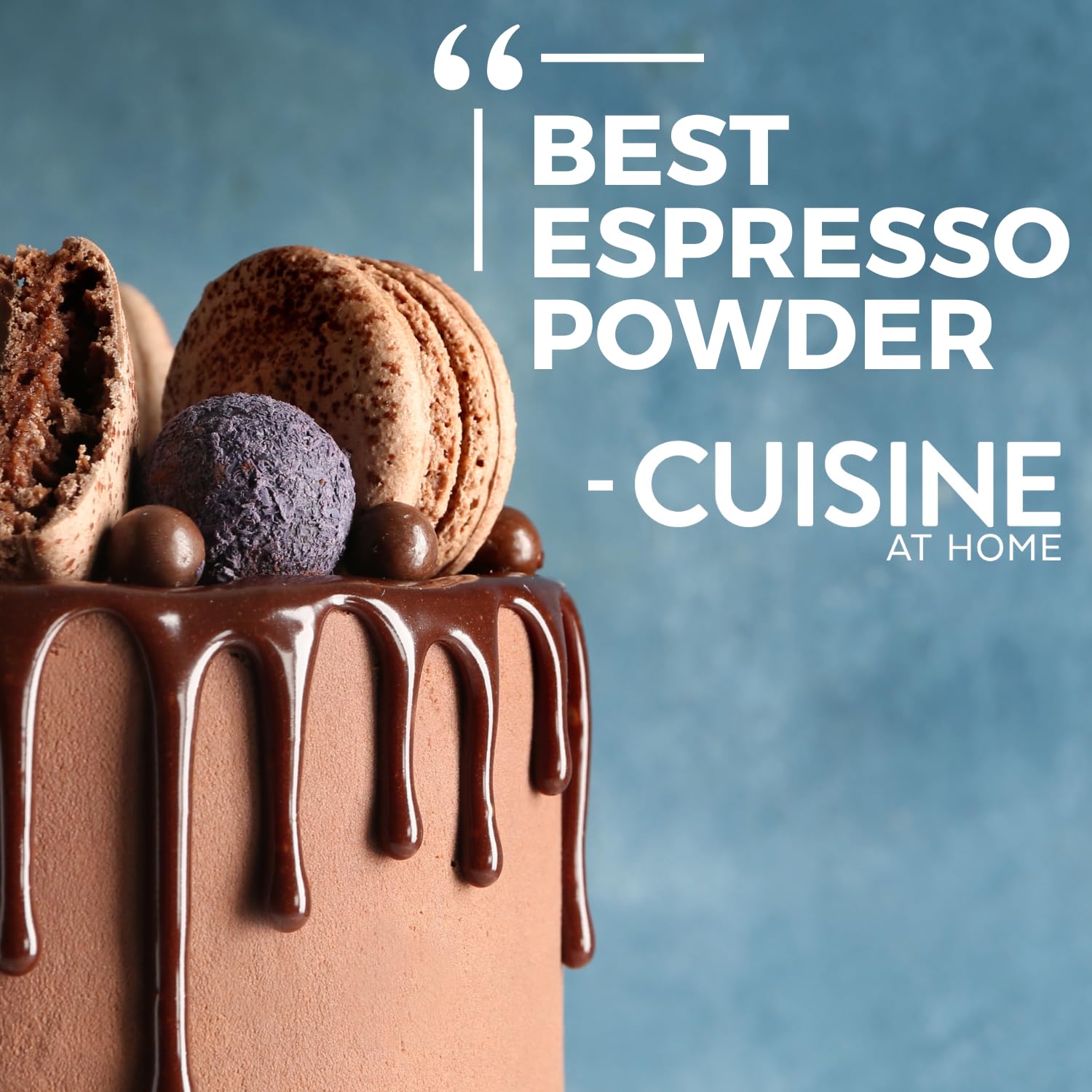 Modern Mountain Espresso Powder baking dust highlights deep chocolate notes for cookies and cakes.