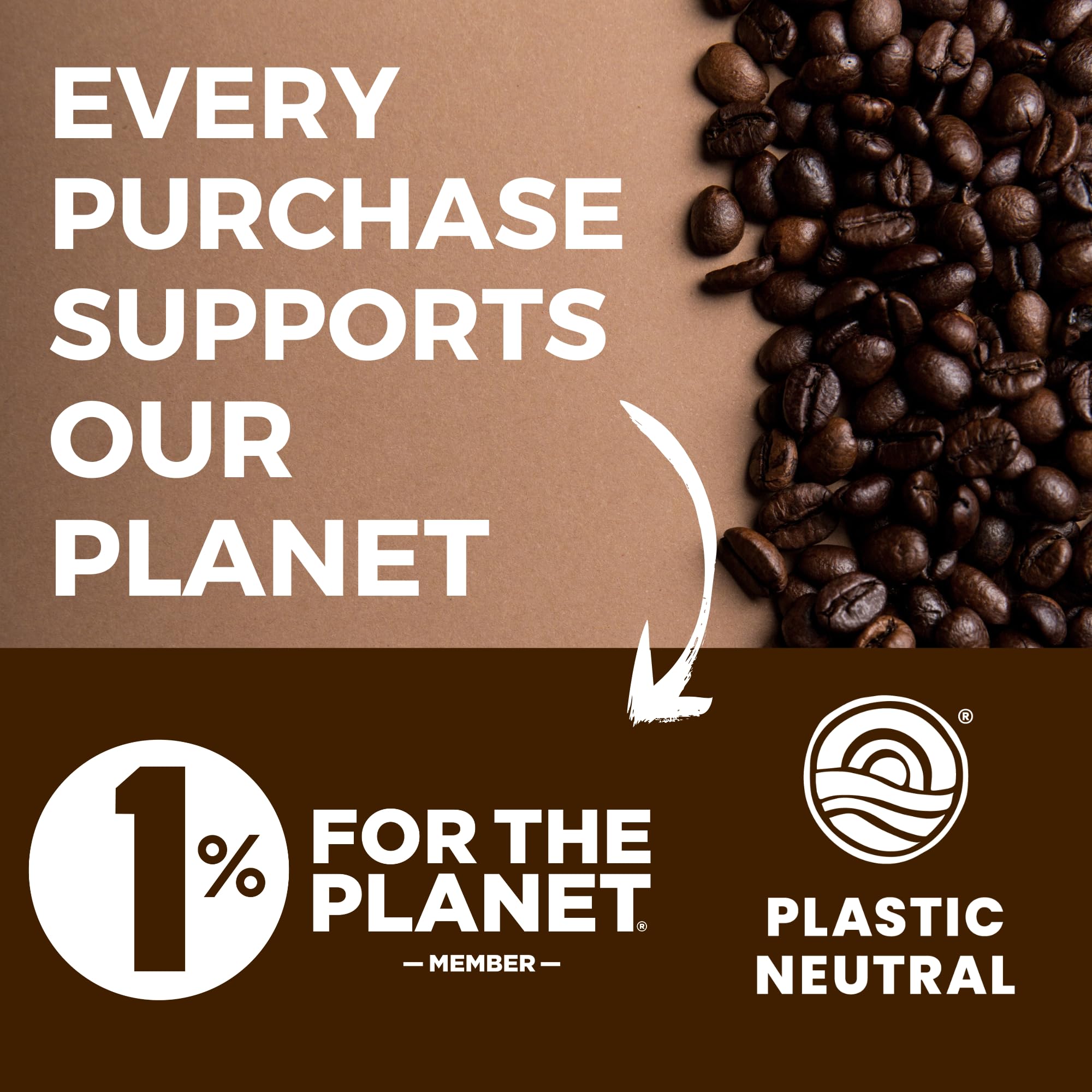 Modern Mountain Espresso Powder label closeup highlights all-natural ingredients.
