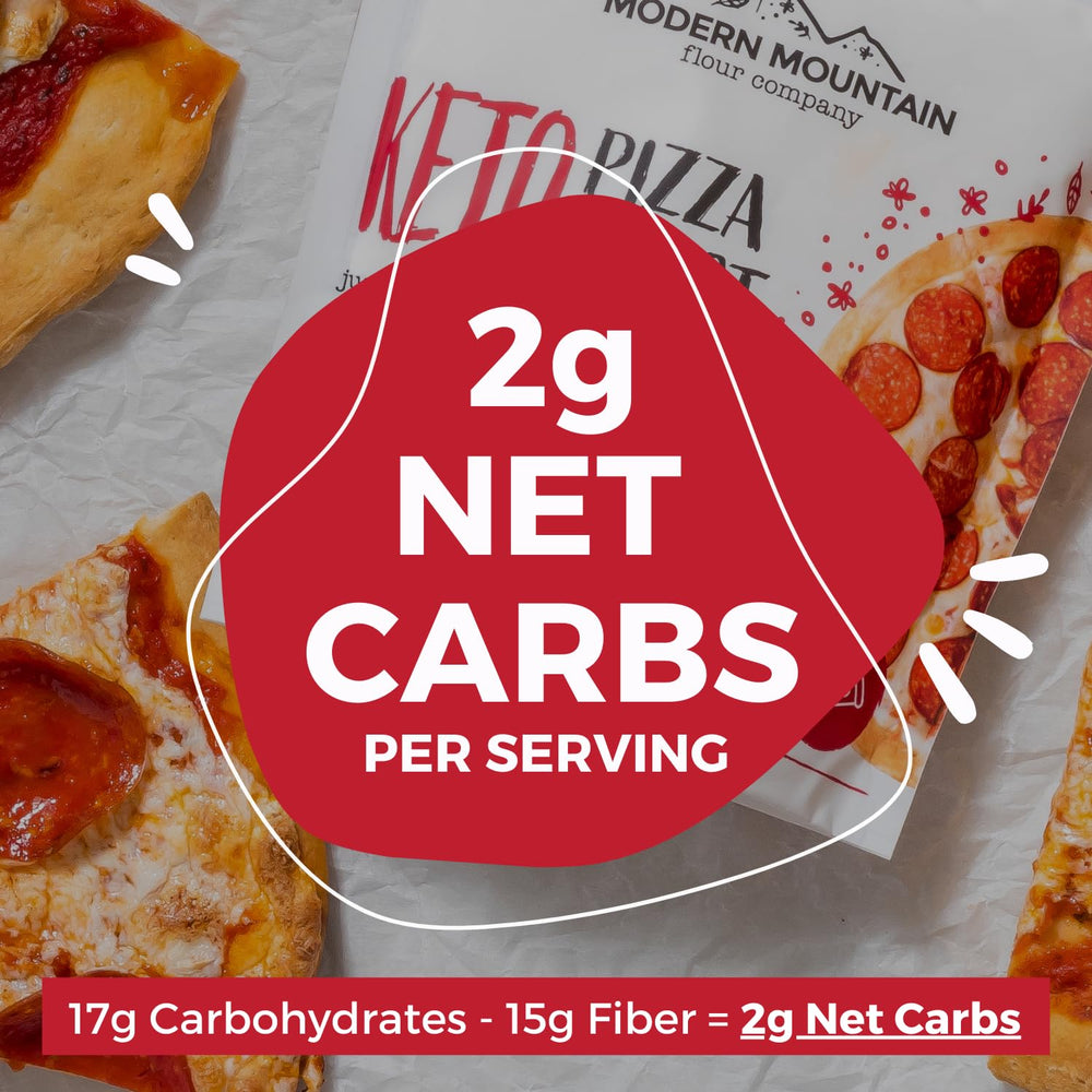 Modern Mountain Keto Pizza Crust rolled dough ready for toppings.