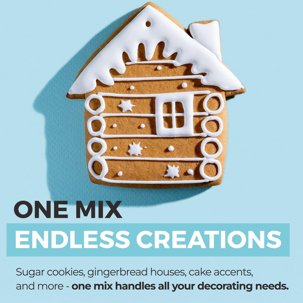 MODERN MOUNTAIN Royal Icing Mix 12oz gluten-free certification supports dietary preferences for bakers.