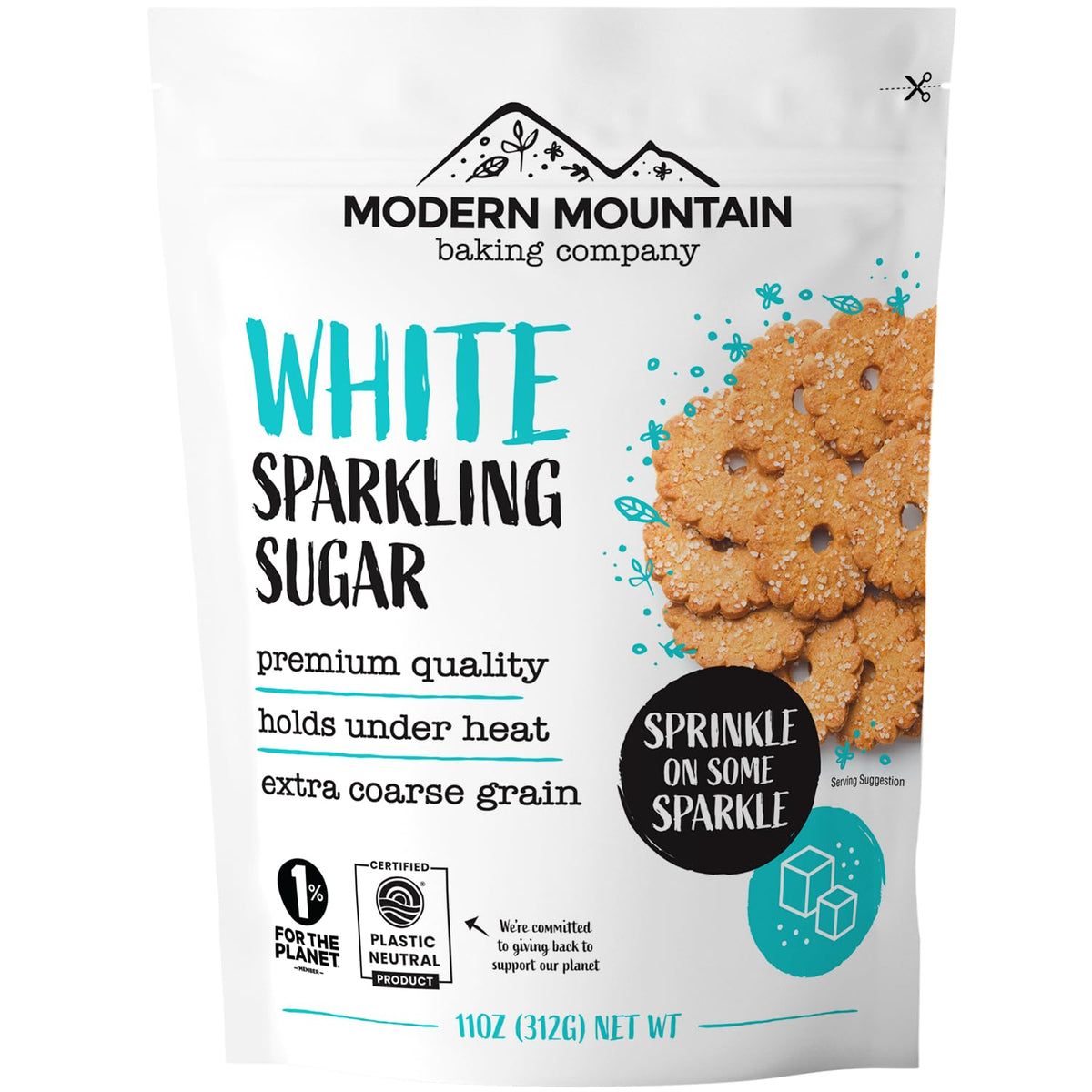 MODERN MOUNTAIN Sparkling Sugar 11oz pack adds bright shine to baked goods