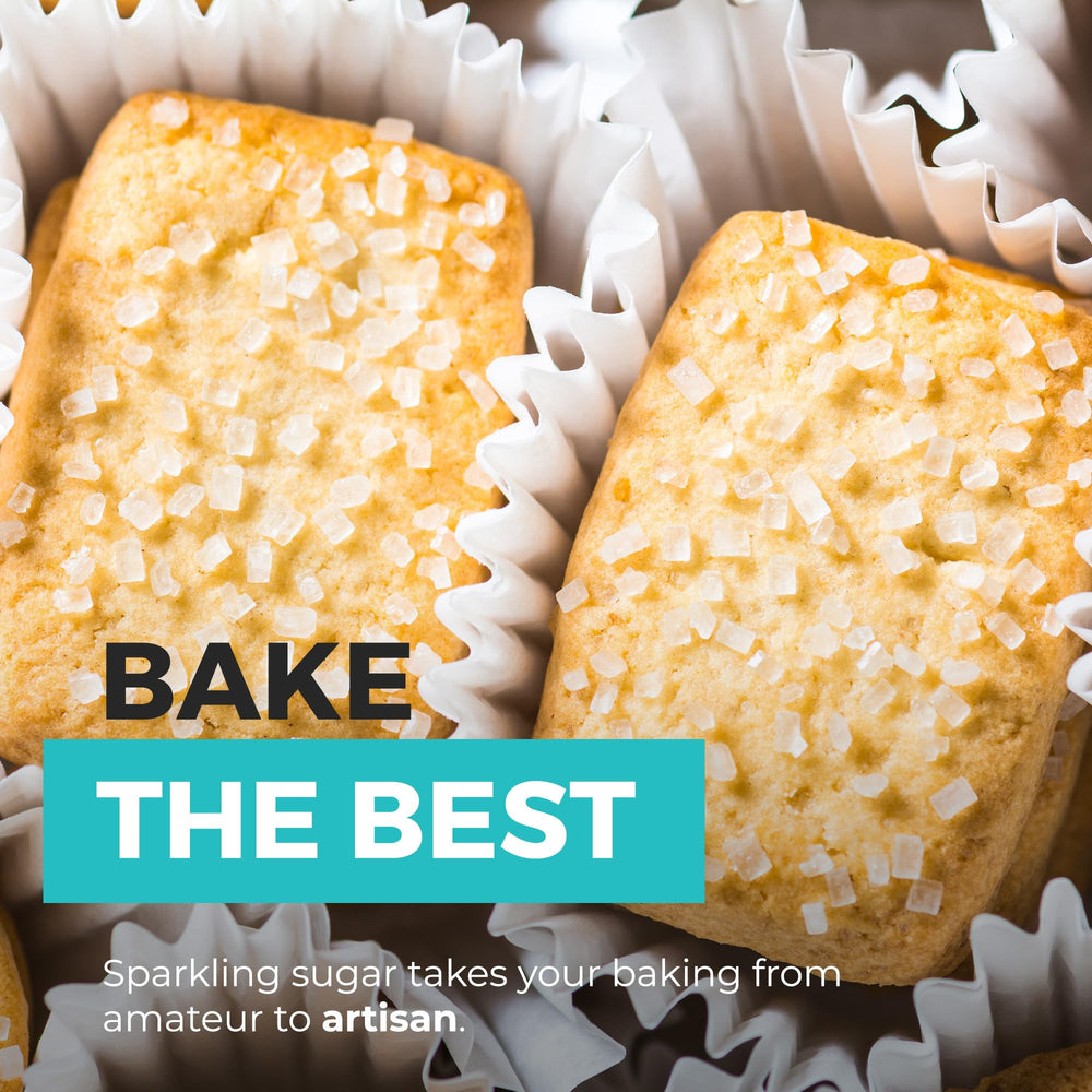 Modern Mountain sugar crystals for decorating cookies create crisp sparkle.