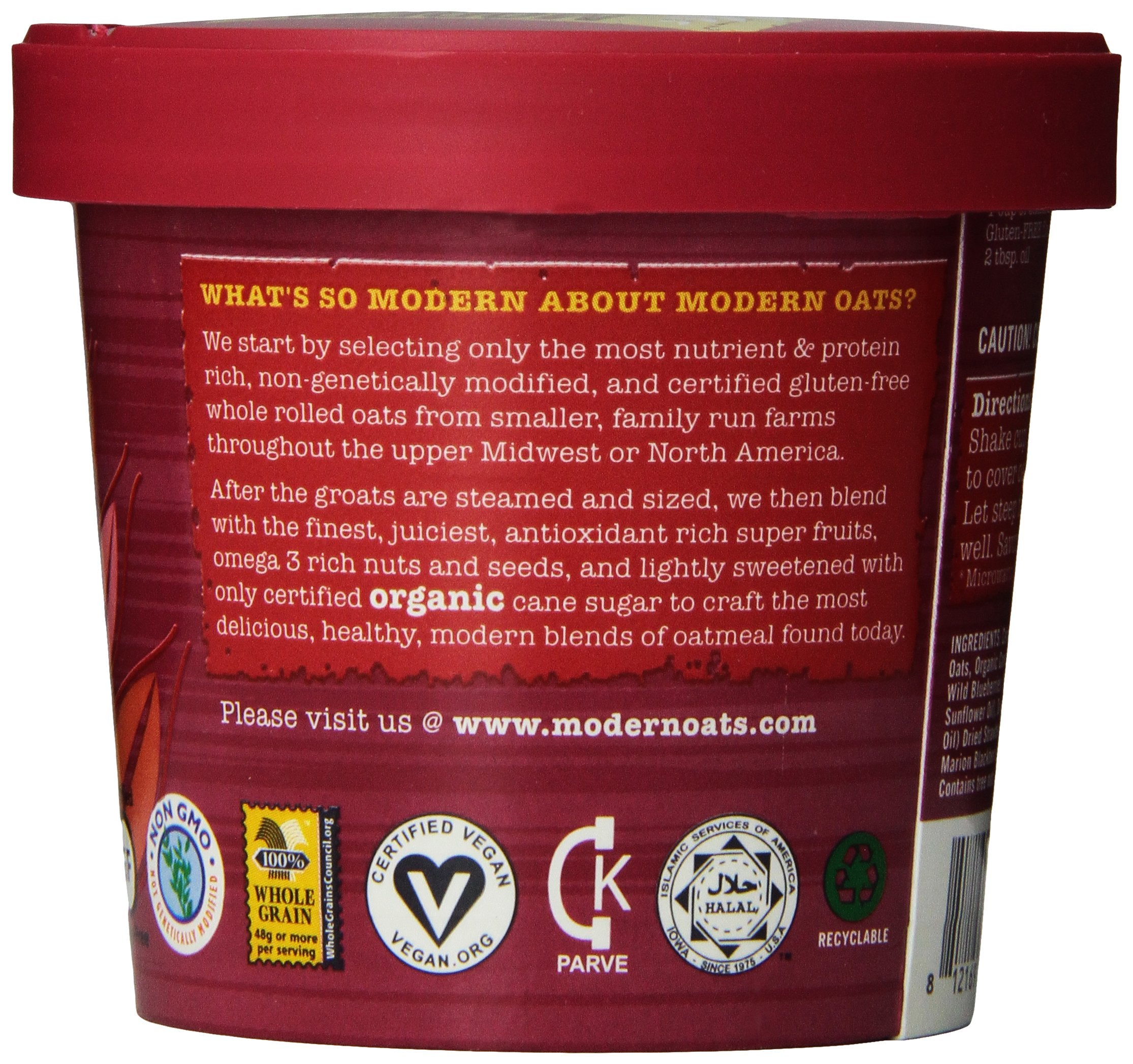 Modern Oats 5 Berry almonds and pecans add protein and crunch in every bite.