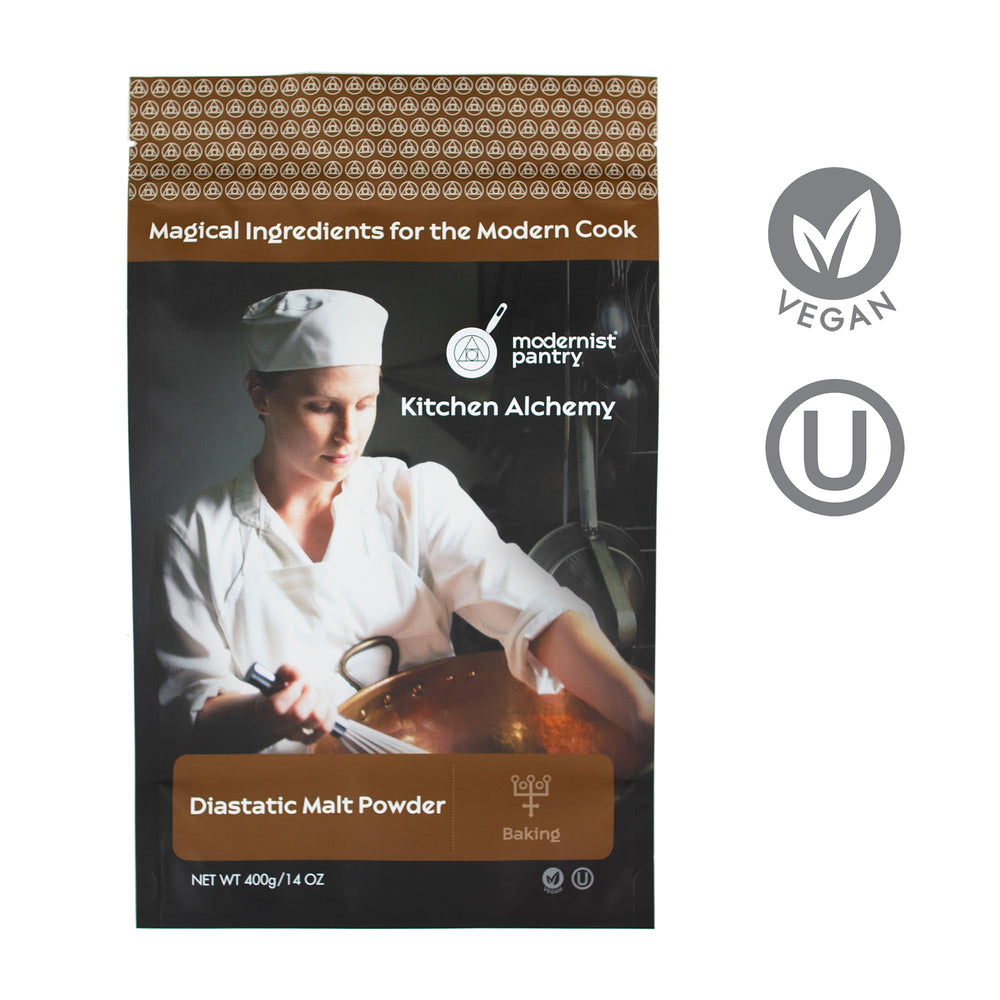 Modernist Pantry diastatic barley malt powder bowl enhances texture in loaves