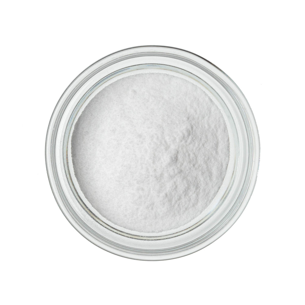 Modernist Pantry Pure Glucose Powder scoop ready for ice cream stability experiments.